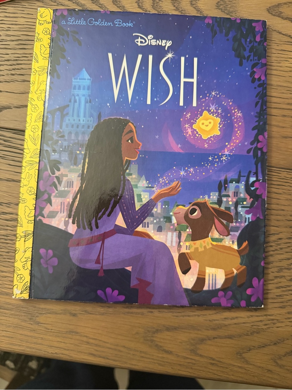 Disney Wish Kids Bath Book - Purple Cover